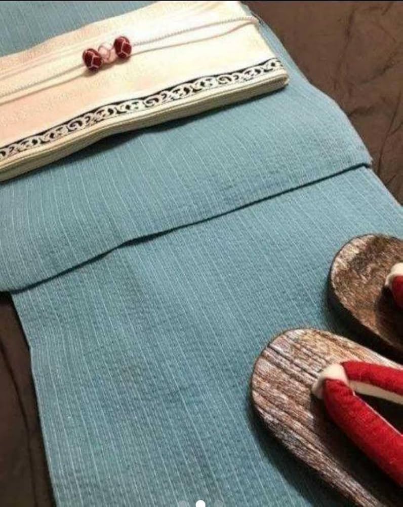 ■最高級しじら織浴衣■粋な縞模様柄■綿麻■涼し青■新品 Amazon.co.jp: 最高級しじら織浴衣粋な縞模様柄綿麻涼し青 和装 浴衣